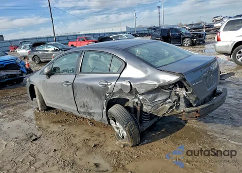 2012 Honda Civic Lx из США, поврежденный, VIN 19XFB2F52CE102737